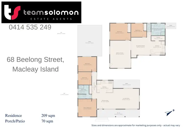 Floorplan of Homely house listing, 68 Beelong Street, Macleay Island QLD 4184