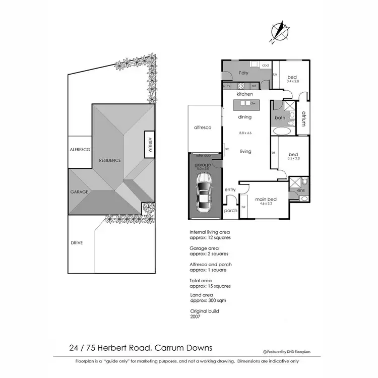 Floorplan of Homely unit listing, 24/75 Herbert Road, Carrum Downs VIC 3201
