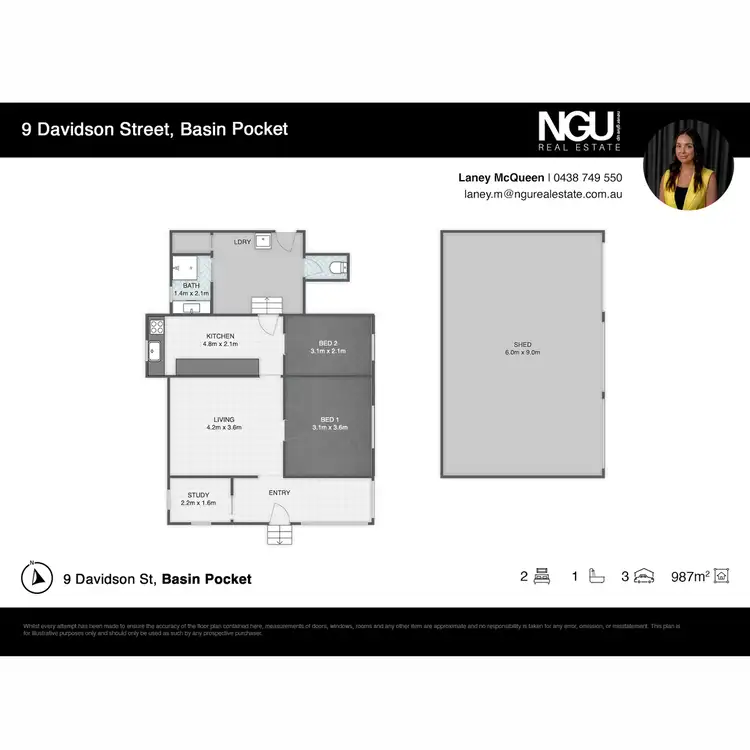 Floorplan of Homely house listing, 9 Davidson Street, Basin Pocket QLD 4305
