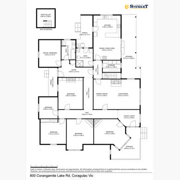 Floorplan of Homely rural property listing, 800 Corangamite Lake Road, Coragulac VIC 3249