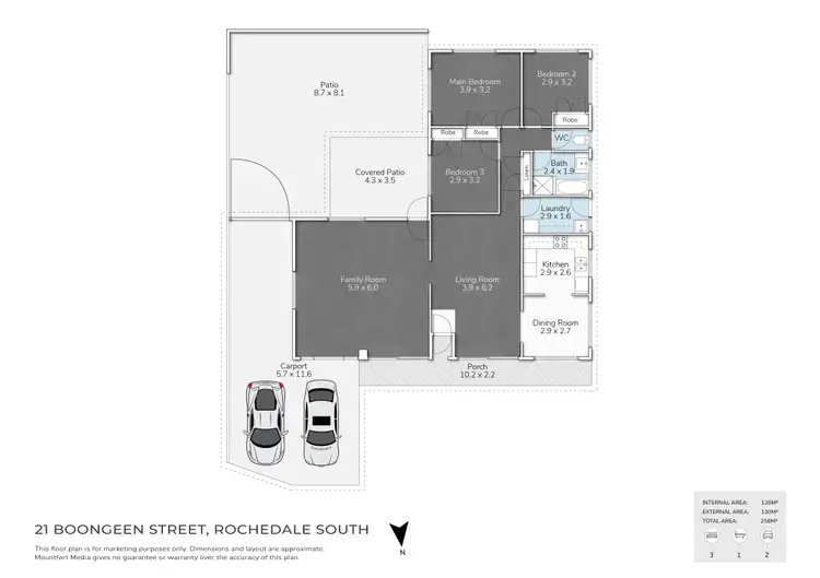 Floorplan of Homely house listing, 21 Boongeen Street, Rochedale South QLD 4123