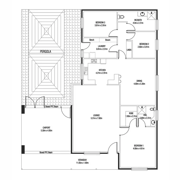 Floorplan of Homely house listing, 36 Simmons, Port Augusta West SA 5700