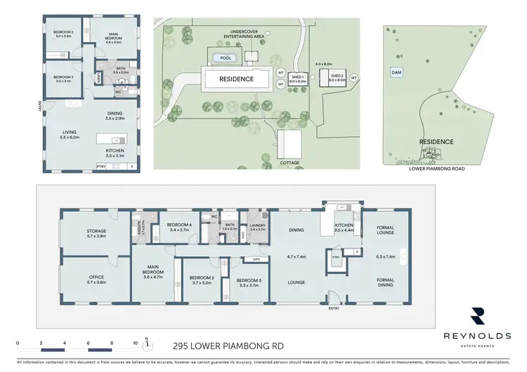 Floorplan of Homely rural property listing, 295 Lower Piambong Road, Mudgee NSW 2850