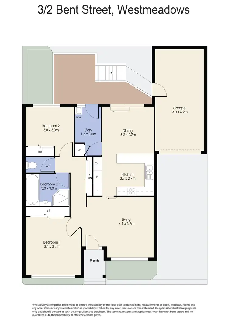 Floorplan of Homely unit listing, 3/2 Bent Street, Westmeadows VIC 3049