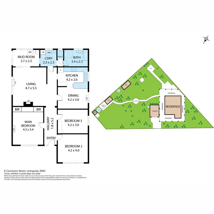 Floorplan of Homely house listing, 6 Connorton Street, Uranquinty NSW 2652