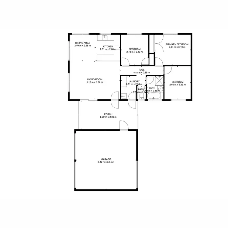 Floorplan of Homely house listing, 54 Jeppesen Road, Toogoom QLD 4655