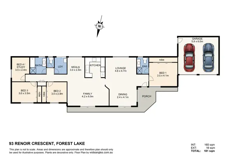 Floorplan of Homely house listing, 93 Renoir Crescent, Forest Lake QLD 4078