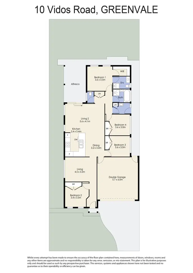 Floorplan of Homely house listing, 10 Vidos Road, Greenvale VIC 3059