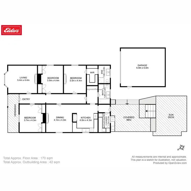 Floorplan of Homely house listing, 35 King Street, Sandy Bay TAS 7005