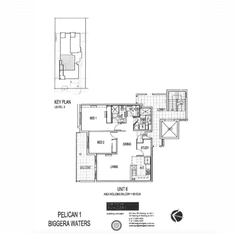 Floorplan of Homely unit listing, 6/81 Brighton Street, Biggera Waters QLD 4216