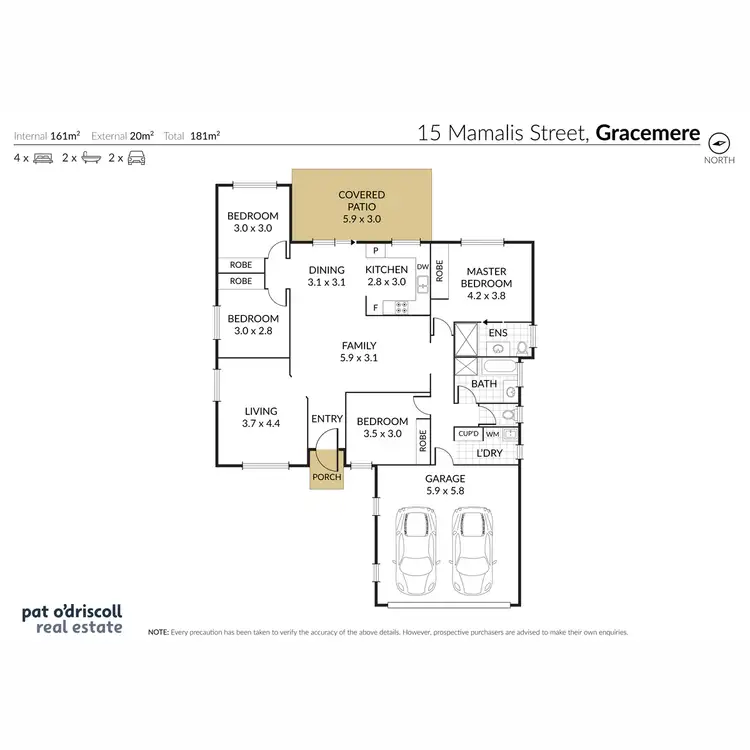 Floorplan of Homely house listing, 15 Mamalis Street, Gracemere QLD 4702