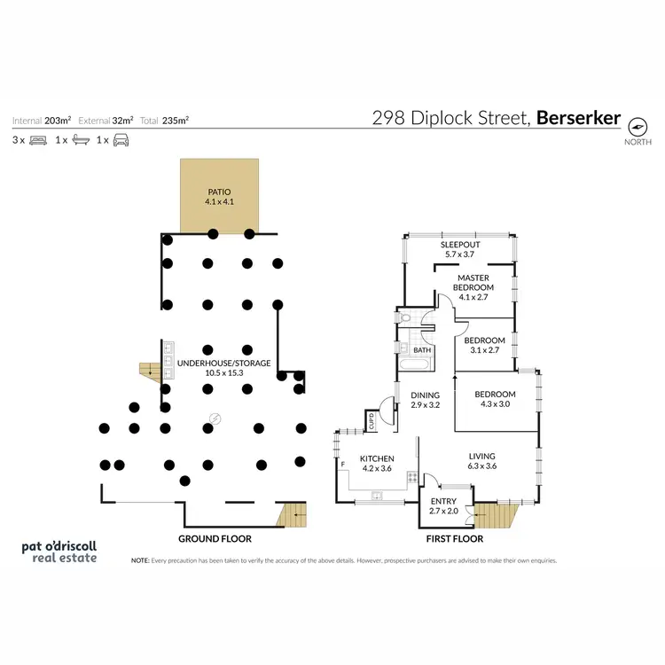 Floorplan of Homely house listing, 298 Diplock Street, Berserker QLD 4701