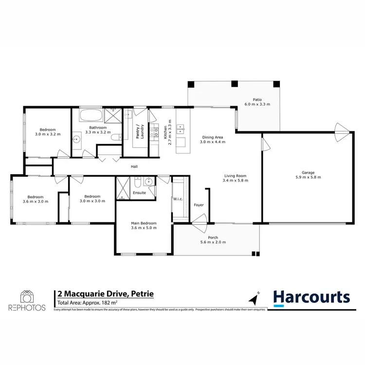 Floorplan of Homely house listing, 2 Macquarie Drive, Petrie QLD 4502
