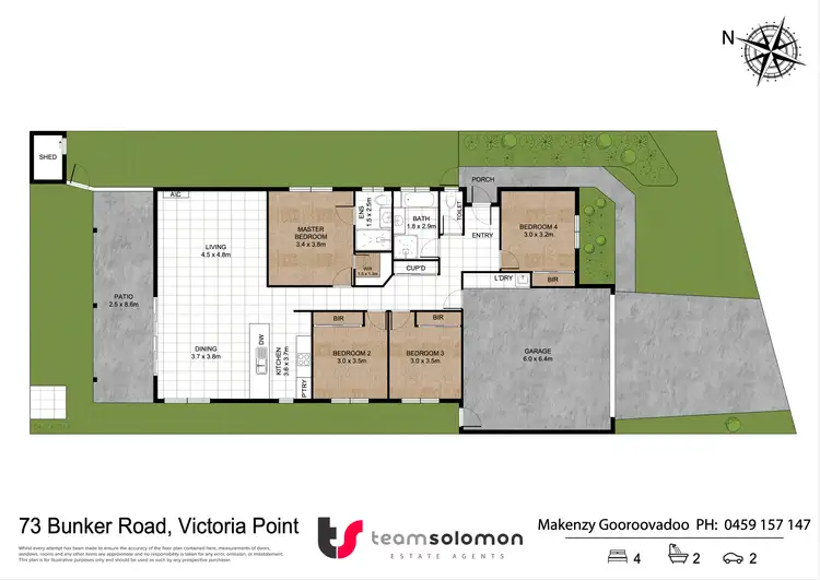 Floorplan of Homely house listing, 73 Bunker Road, Victoria Point QLD 4165