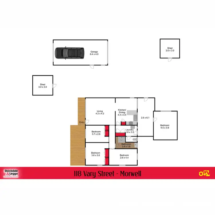 Floorplan of Homely house listing, 118 Vary Street, Morwell VIC 3840