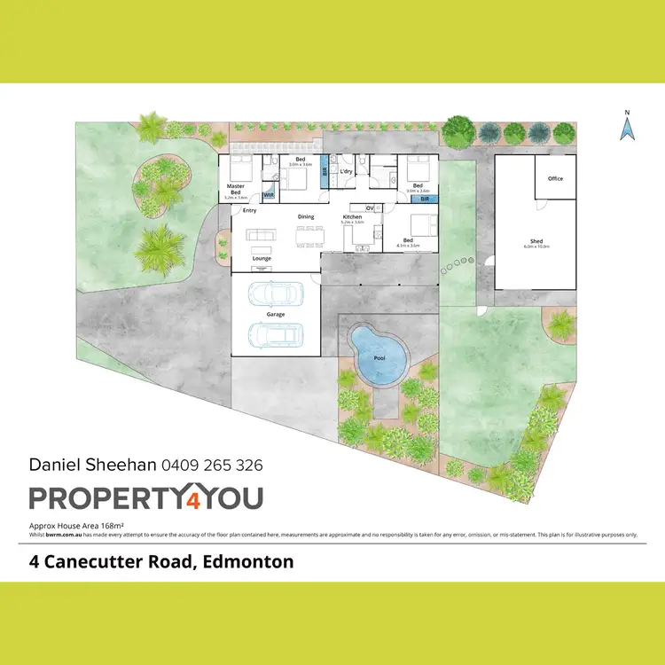 Floorplan of Homely house listing, 4 Canecutter Road, Edmonton QLD 4869