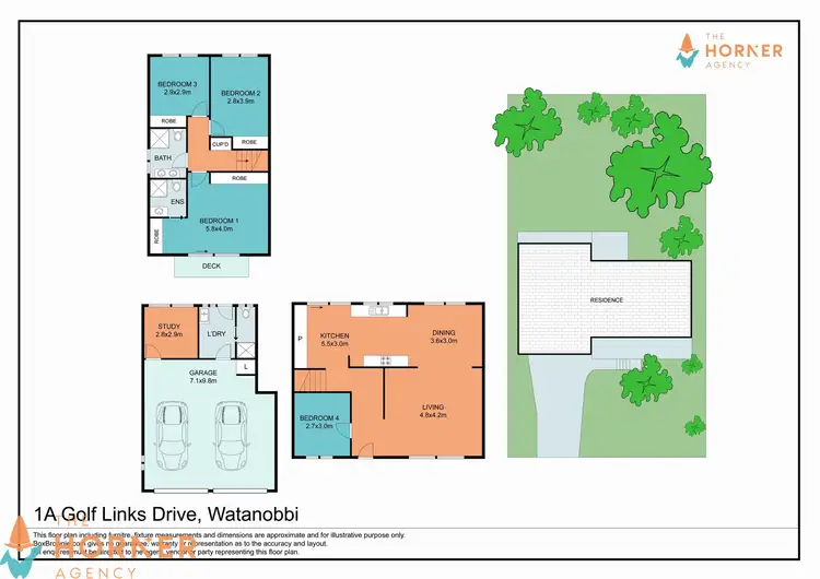 Floorplan of Homely house listing, 1A Golf Links Drive, Watanobbi NSW 2259