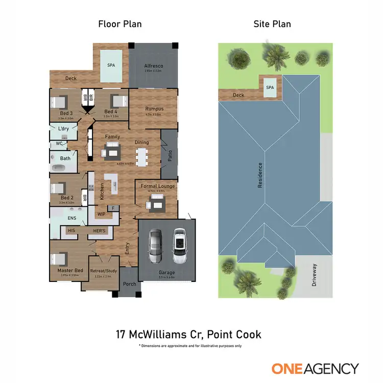 Floorplan of Homely house listing, 17 McWilliams Crescent, Point Cook VIC 3030