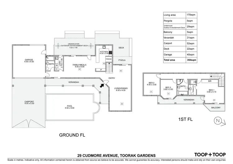Floorplan of Homely house listing, 29 Cudmore Avenue, Toorak Gardens SA 5065