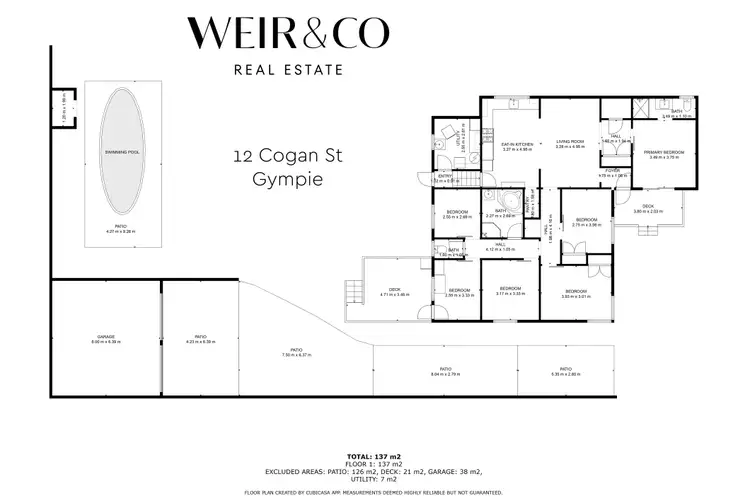 Floorplan of Homely house listing, 12 Cogan Street, Gympie QLD 4570