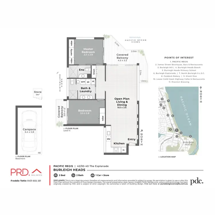 Floorplan of Homely unit listing, 42/30-40 The Esplanade, Burleigh Heads QLD 4220