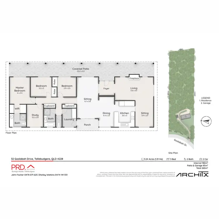 Floorplan of Homely rural property listing, 32 Goolabah Drive, Tallebudgera QLD 4228