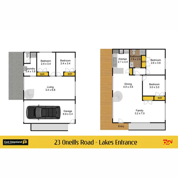 Floorplan of Homely house listing, 23 O'Neills Road, Lakes Entrance VIC 3909