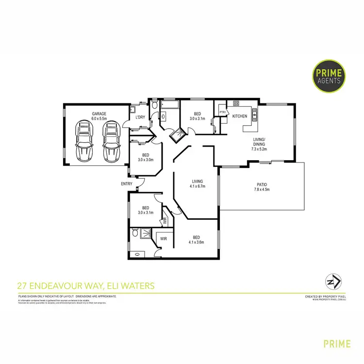Floorplan of Homely house listing, 27 Endeavour Way, Eli Waters QLD 4655