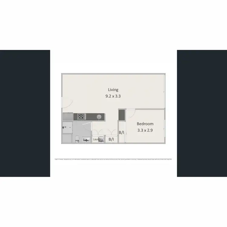 Floorplan of Homely apartment listing, 804/128 Brookes Street, Fortitude Valley QLD 4006