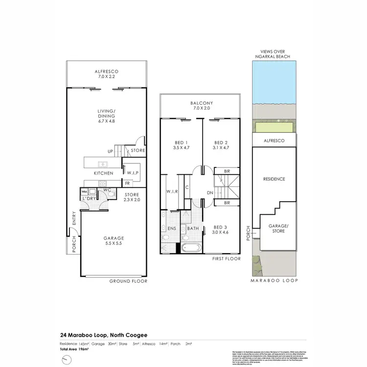 Floorplan of Homely house listing, 24 Maraboo Loop, North Coogee WA 6163