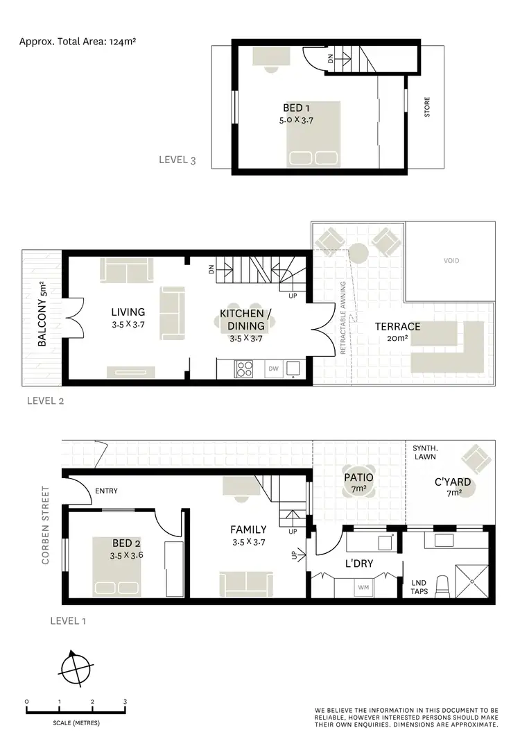 Floorplan of Homely terrace listing, 34 Corben Street, Surry Hills NSW 2010