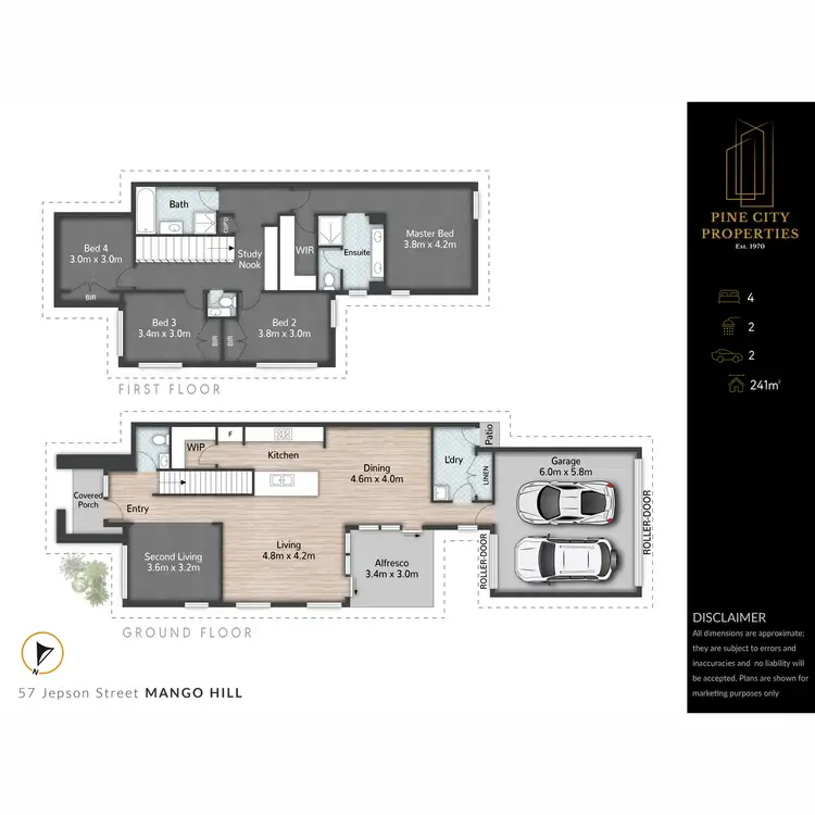 Floorplan of Homely house listing, 57 Jepson Street, Mango Hill QLD 4509