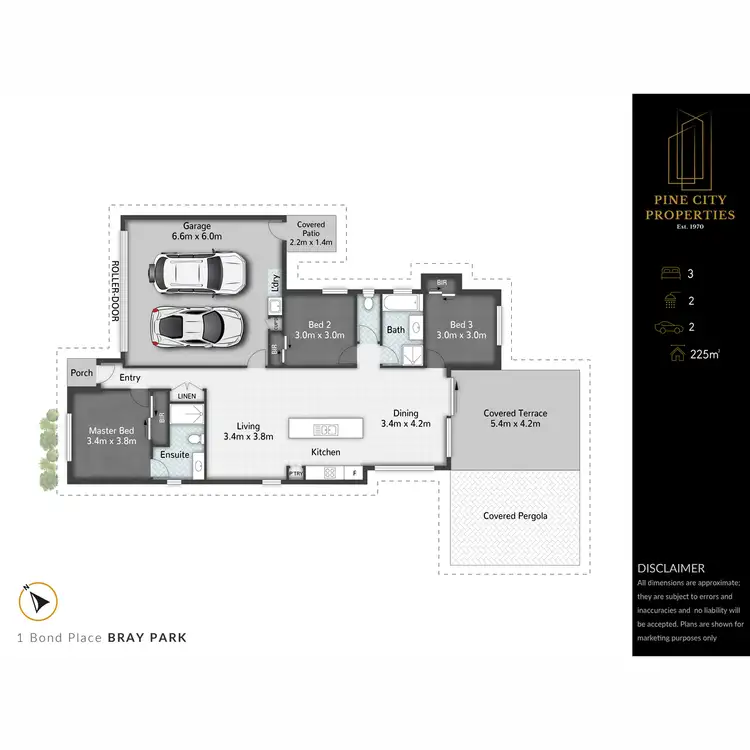 Floorplan of Homely house listing, 1 Bond Place, Bray Park QLD 4500