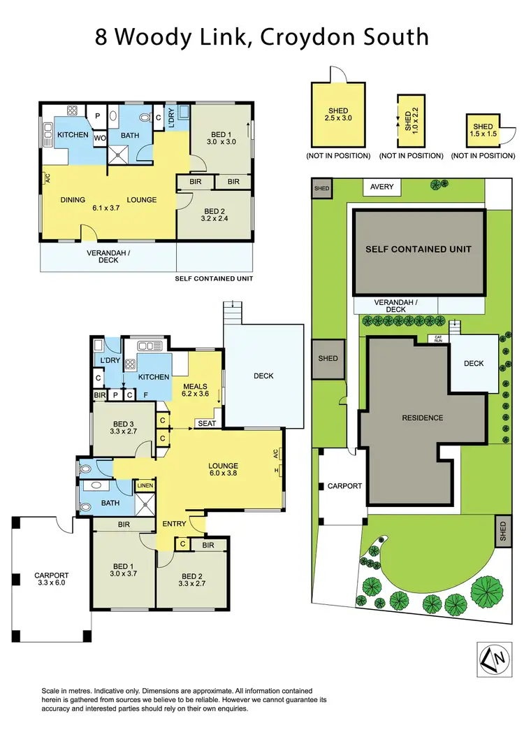 Floorplan of Homely house listing, 8 Woody Link, Croydon South VIC 3136