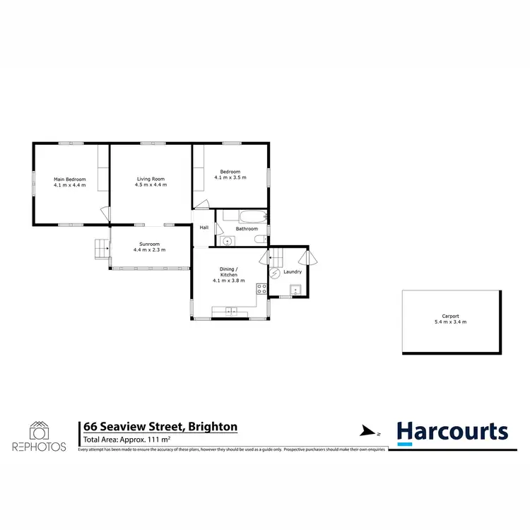 Floorplan of Homely house listing, 66 Seaview Street, Brighton QLD 4017