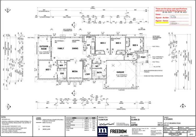 Floorplan of Homely house listing, 23 Beaming Road, Ripley QLD 4306
