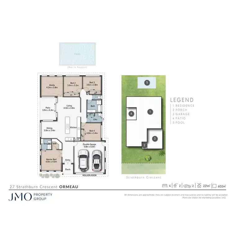 Floorplan of Homely house listing, 27 Strathburn Crescent, Ormeau QLD 4208