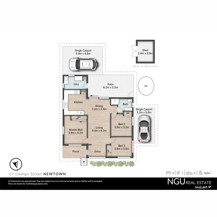 Floorplan of Homely house listing, 17 George Street, Newtown QLD 4305