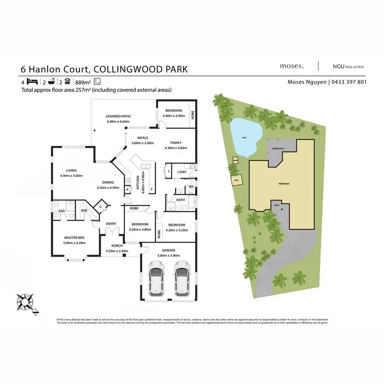Floorplan of Homely house listing, 6 Hanlon Court, Collingwood Park QLD 4301