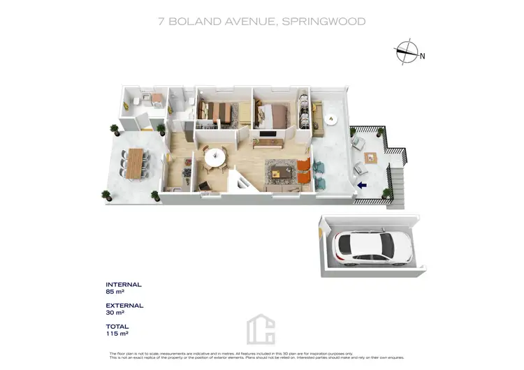 Floorplan of Homely house listing, 7 Boland Avenue, Springwood NSW 2777