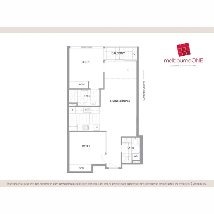 Floorplan of Homely apartment listing, 2911/618 Lonsdale Street, Melbourne VIC 3000