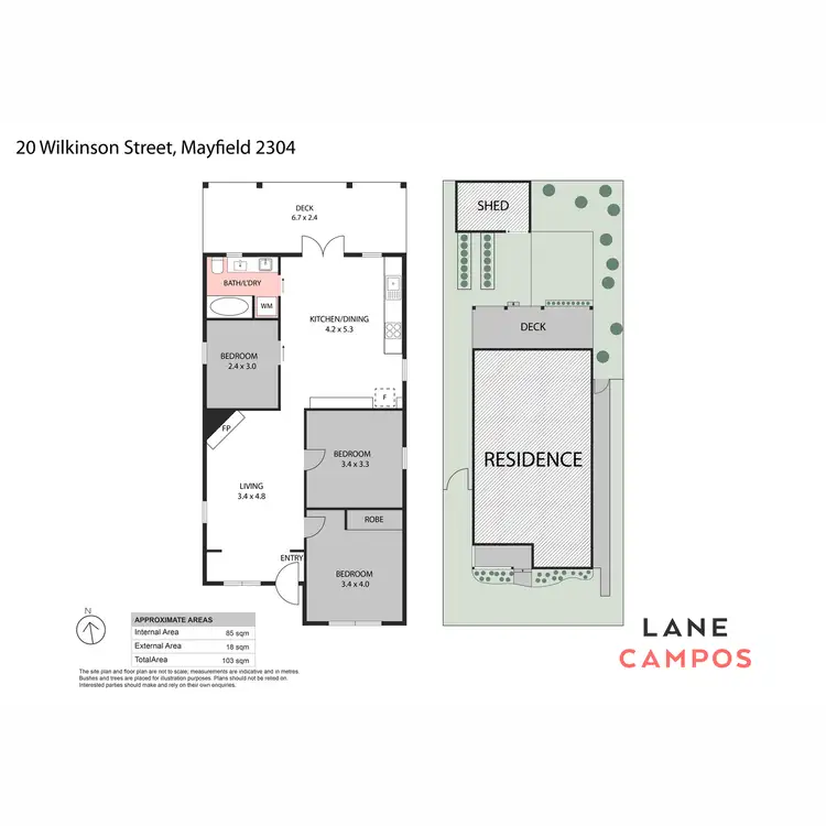 Floorplan of Homely house listing, 20 Wilkinson Street, Mayfield NSW 2304
