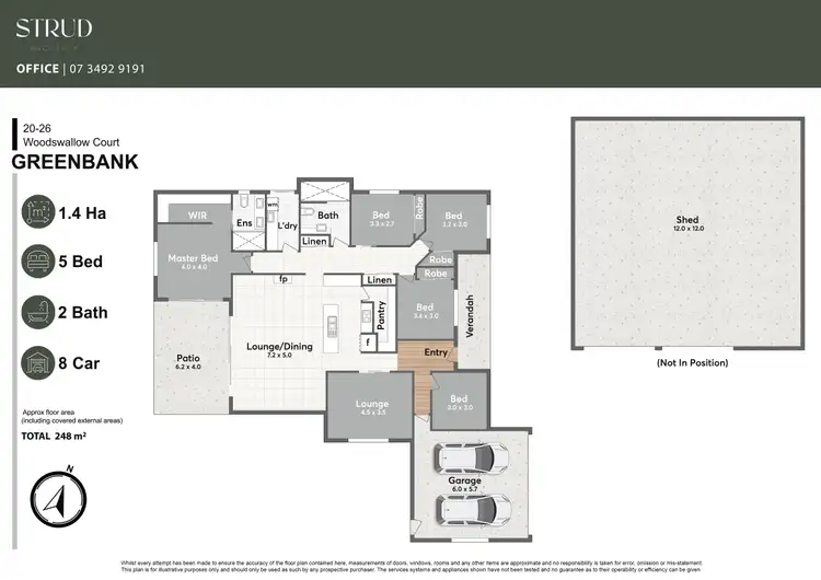 Floorplan of Homely house listing, 20-26 Woodswallow Court, Greenbank QLD 4124