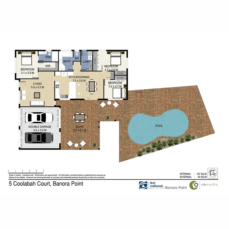 Floorplan of Homely house listing, 5 Coolabah Court, Banora Point NSW 2486