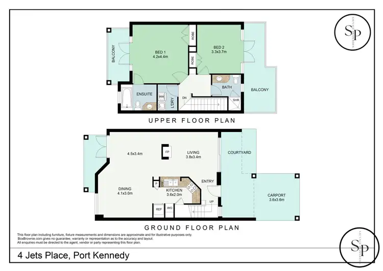 Floorplan of Homely villa listing, 4 Jets Place, Port Kennedy WA 6172