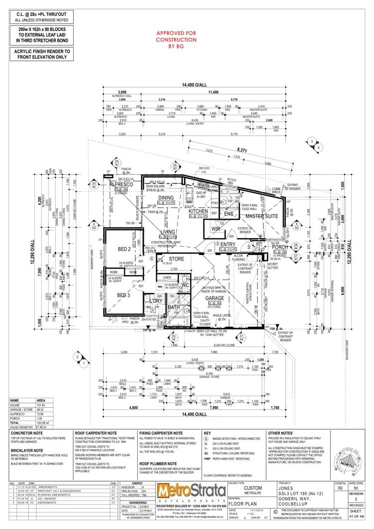 Floorplan of Homely house listing, 12c Goneril Way, Coolbellup WA 6163