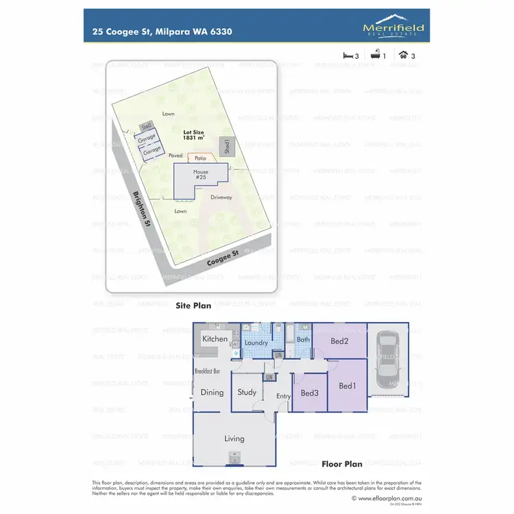 Floorplan of Homely house listing, 25 Coogee Street, Milpara WA 6330