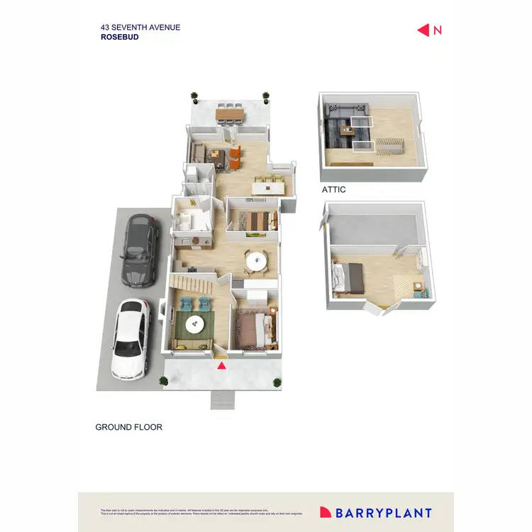 Floorplan of Homely house listing, 43 Seventh Avenue, Rosebud VIC 3939
