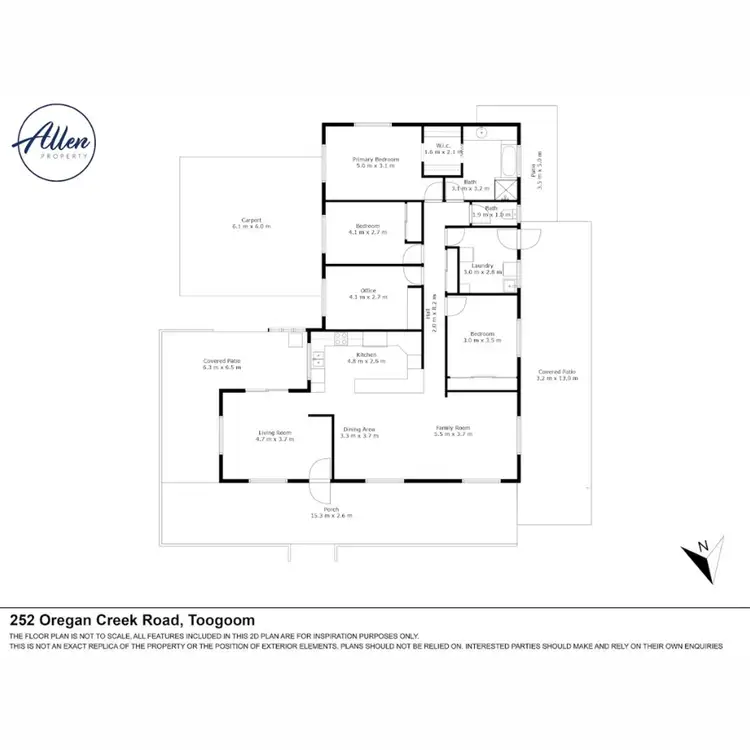 Floorplan of Homely house listing, 252 Oregan Creek Road, Toogoom QLD 4655