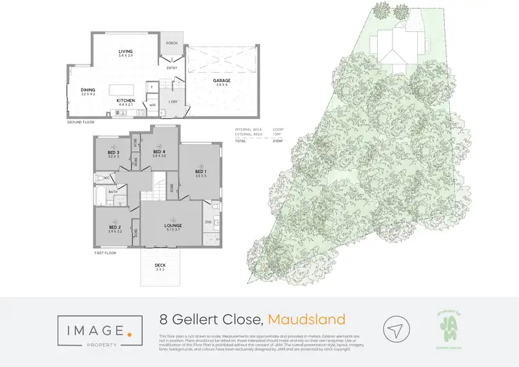 Floorplan of Homely house listing, 8 Gellert Close, Maudsland QLD 4210